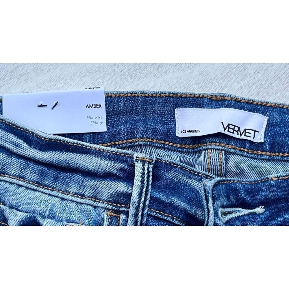 Vervet by Flying Monkey Amber Skinny Jeans 27 - Picture 15 of 16